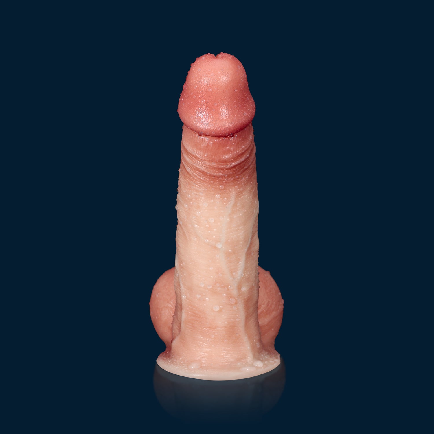 James 6 Inch Realistic Silicone Suction Cup Thick Dildo | White